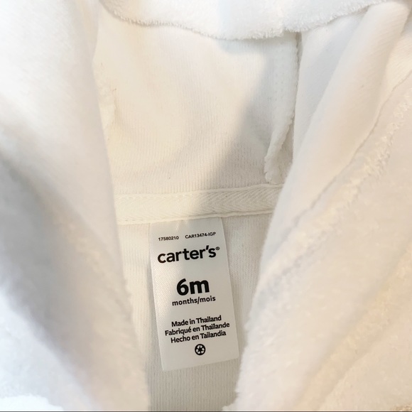 Carter’s toweled sweatshirt with hood - Picture 6 of 6